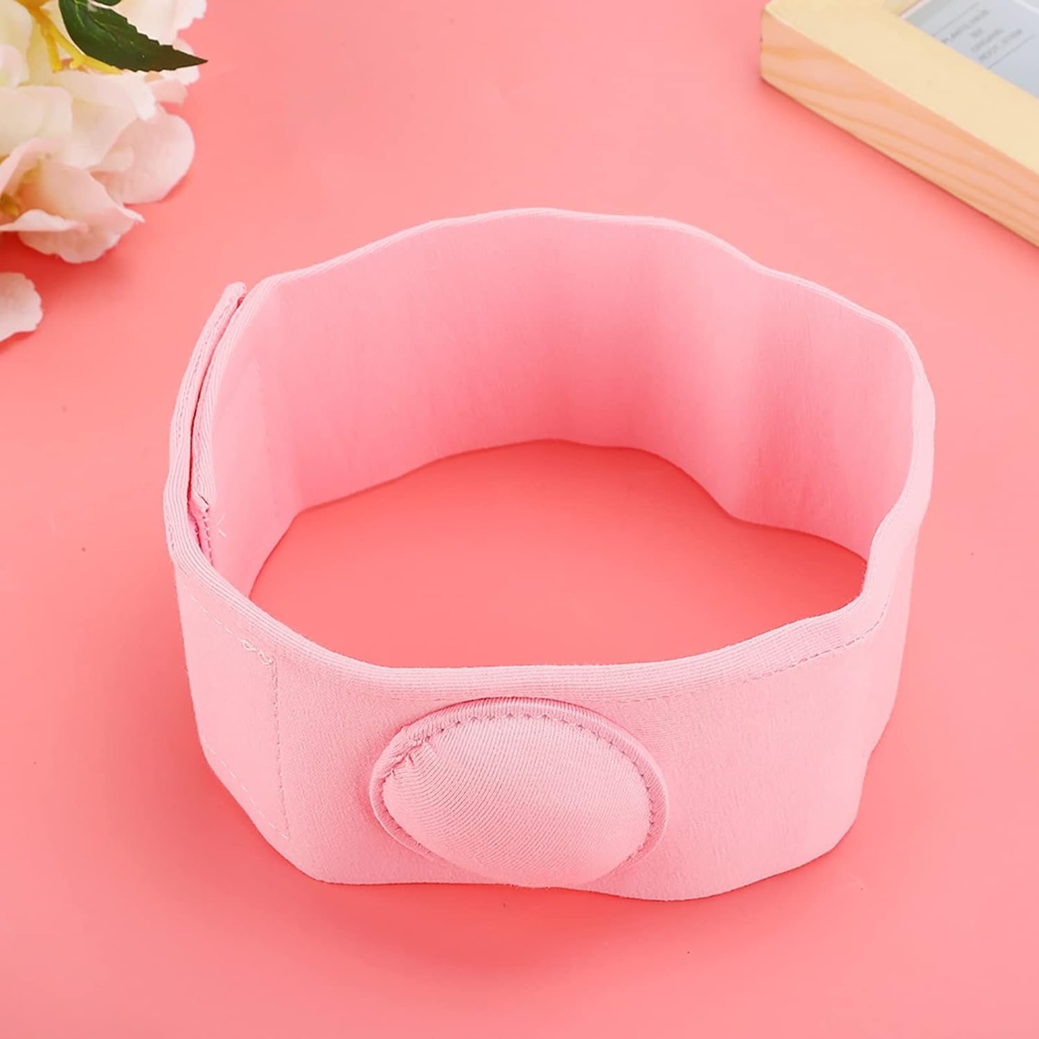 Hernia belt for babies, 2-piece hernia belt treatment for hernia therapy for children umbilical hernia belt for newborns infant newborn belt(Rosa) - Image 9